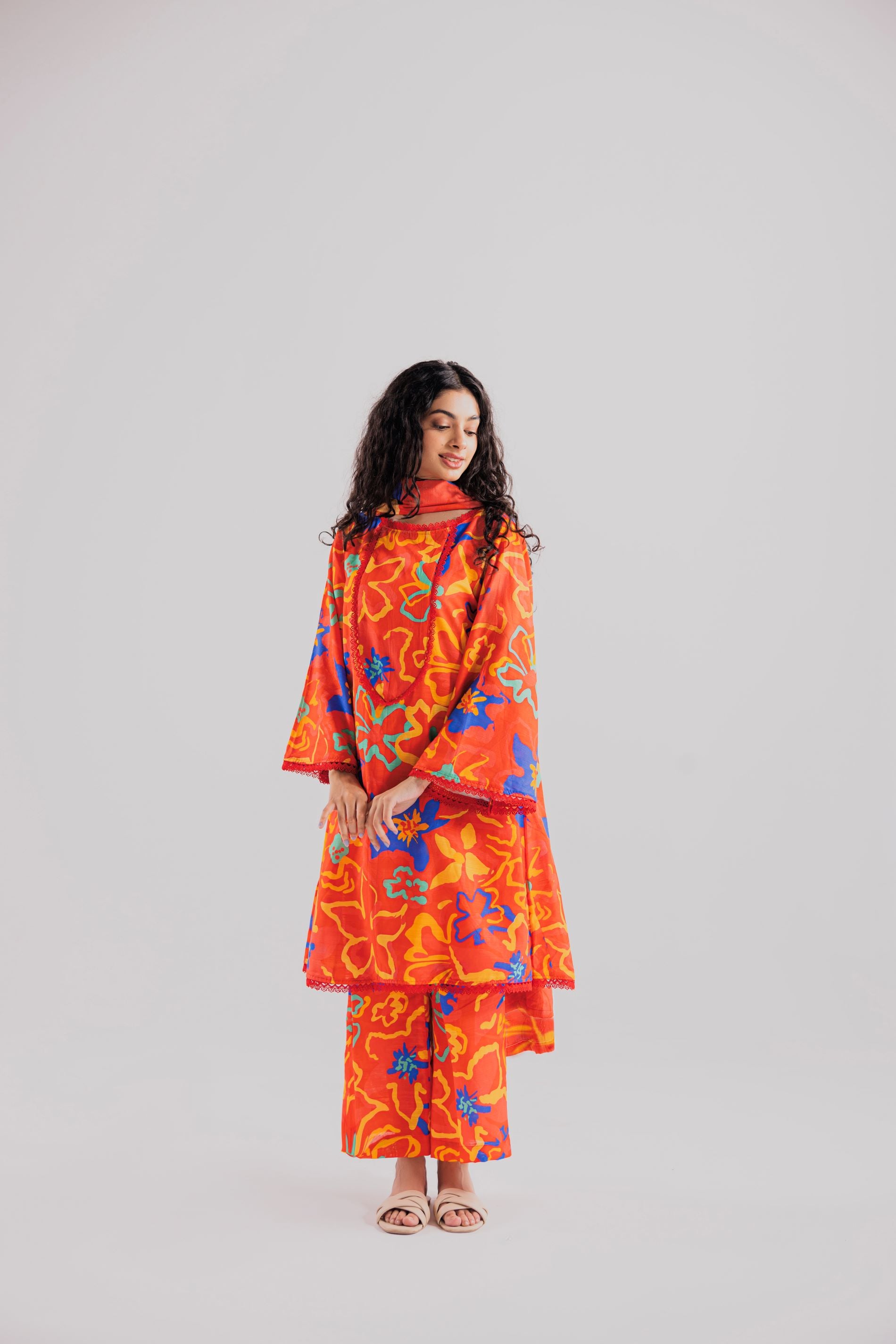 3 Piece Unstitched Printed Khaddar Suit (KWU24610)